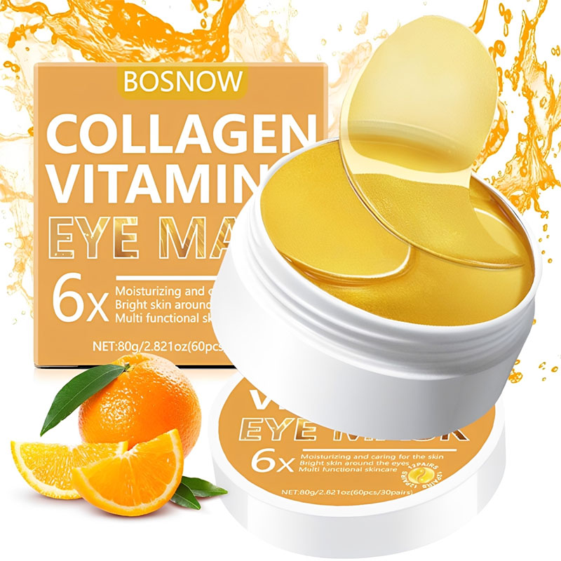 Collagen Under Eye Patches - 30 คู่แผ่นปิดตาให้ความชุ่มชื้นคริสตัลคอลลาเจนเจลมาส์กบำรุงรอบดวงตาให้ความชุ่มชื้น ลบความหมองคล้ำ บำรุงผิวรอบดวงตาให้เรียบเนียน
