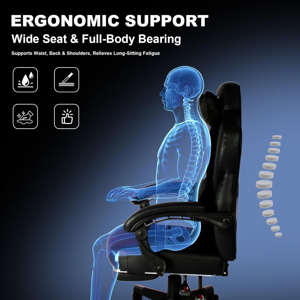 เก้าอี้เกมมิ่ง PRO, เก้าอี้เกม - Massage บทวิจารณ์และราคา
