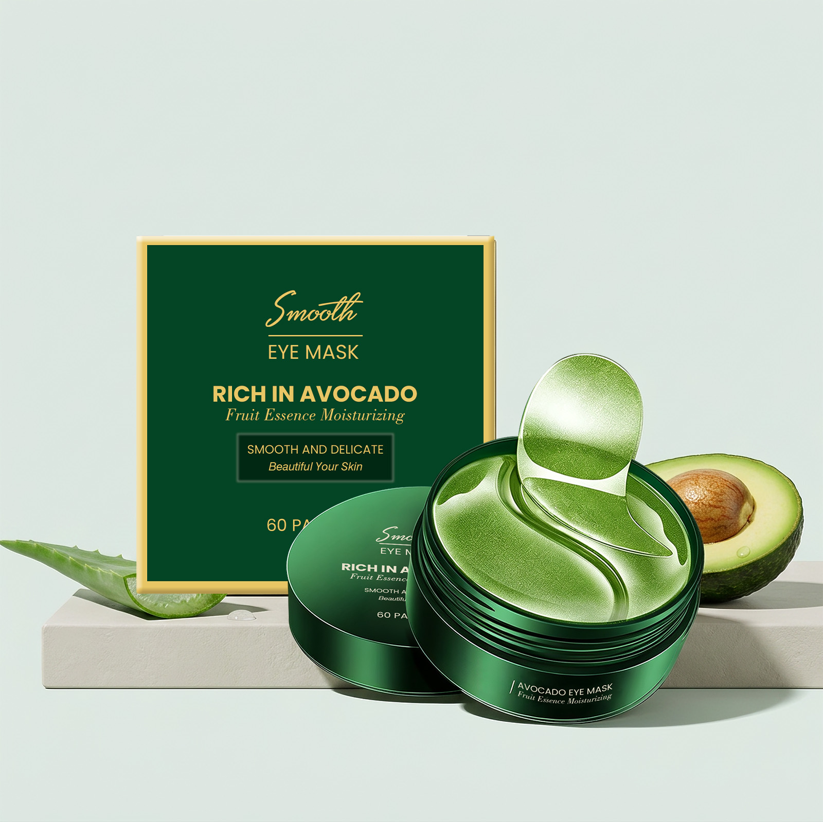 แผ่นมาส์กใต้ตาคอลลาเจนอะโวคาโด - Collagen Under Eye Patches บทวิจารณ์และราคา