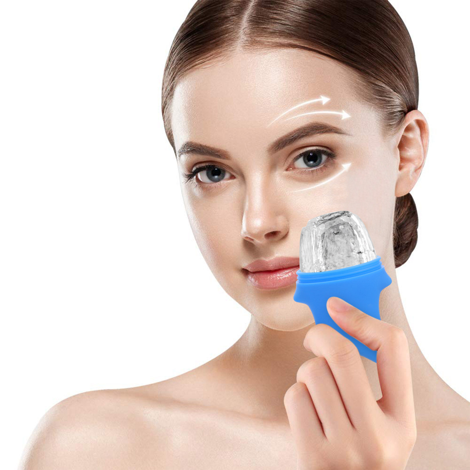 ลูกกลิ้งน้ำแข็งซิลิโคนสำหรับใบ - Face Ice Roller Puffiness บทวิจารณ์และราคา